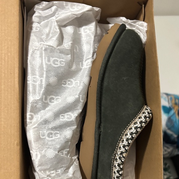 UGG Other - UGG Dark Gray and Tan Slip-On Loafers